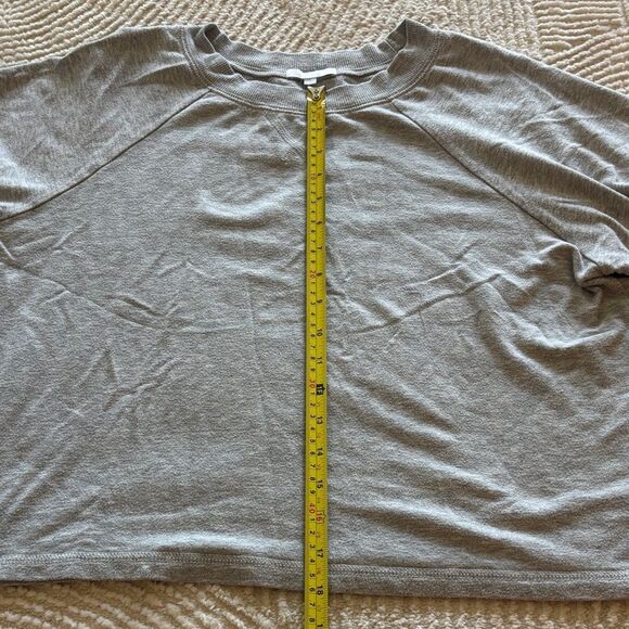 Calme by Johnny Was Heather Gray Short Sleeve Tee - Picture 6 of 9